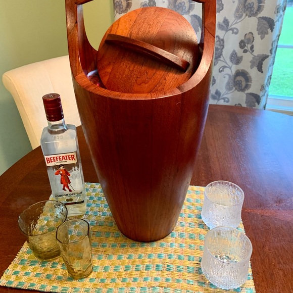 Dansk Teak Ice Bucket - Picture 3 of 6
